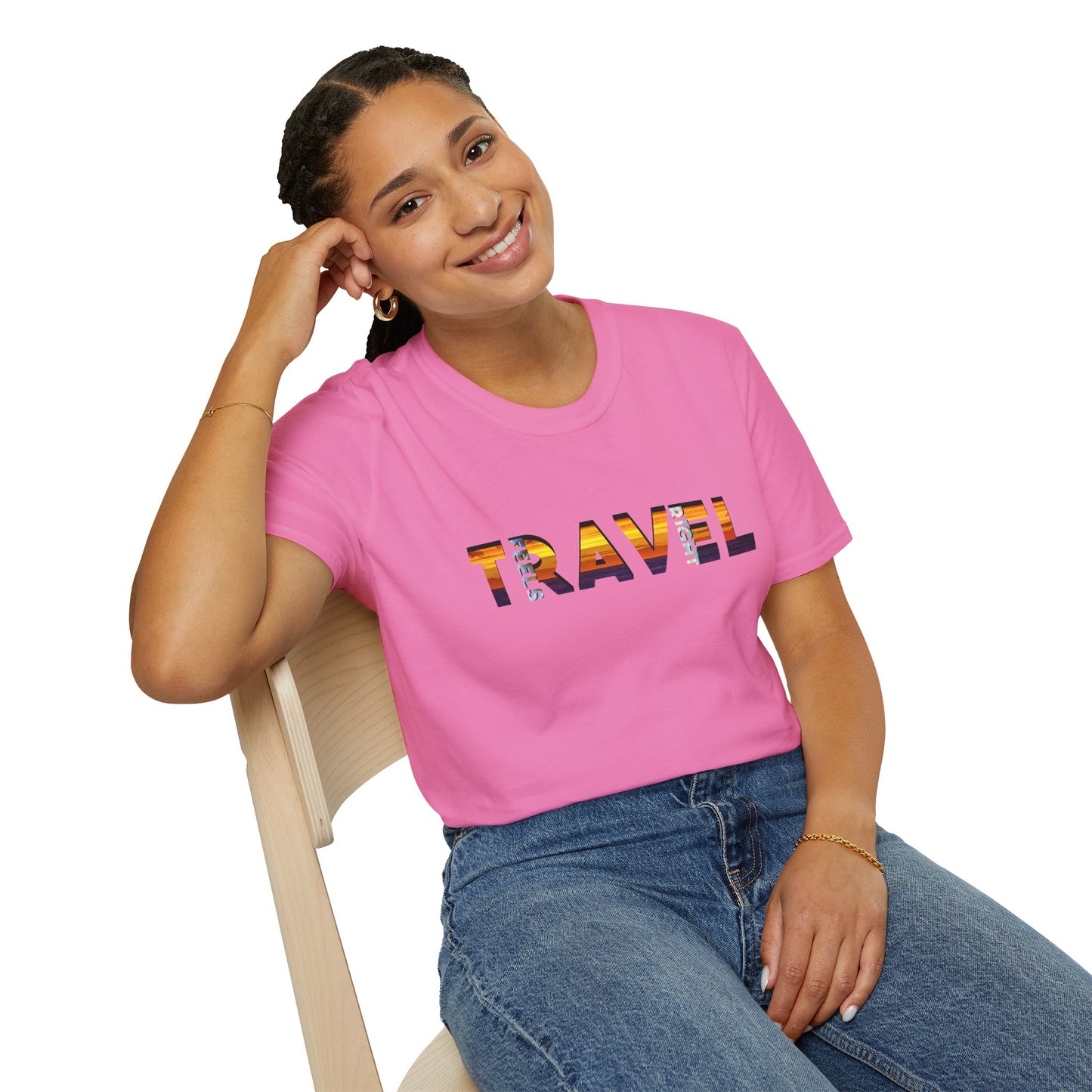 'Travel Feels Right' T-Shirt, Adventure T-shirt, Gift for Travelers