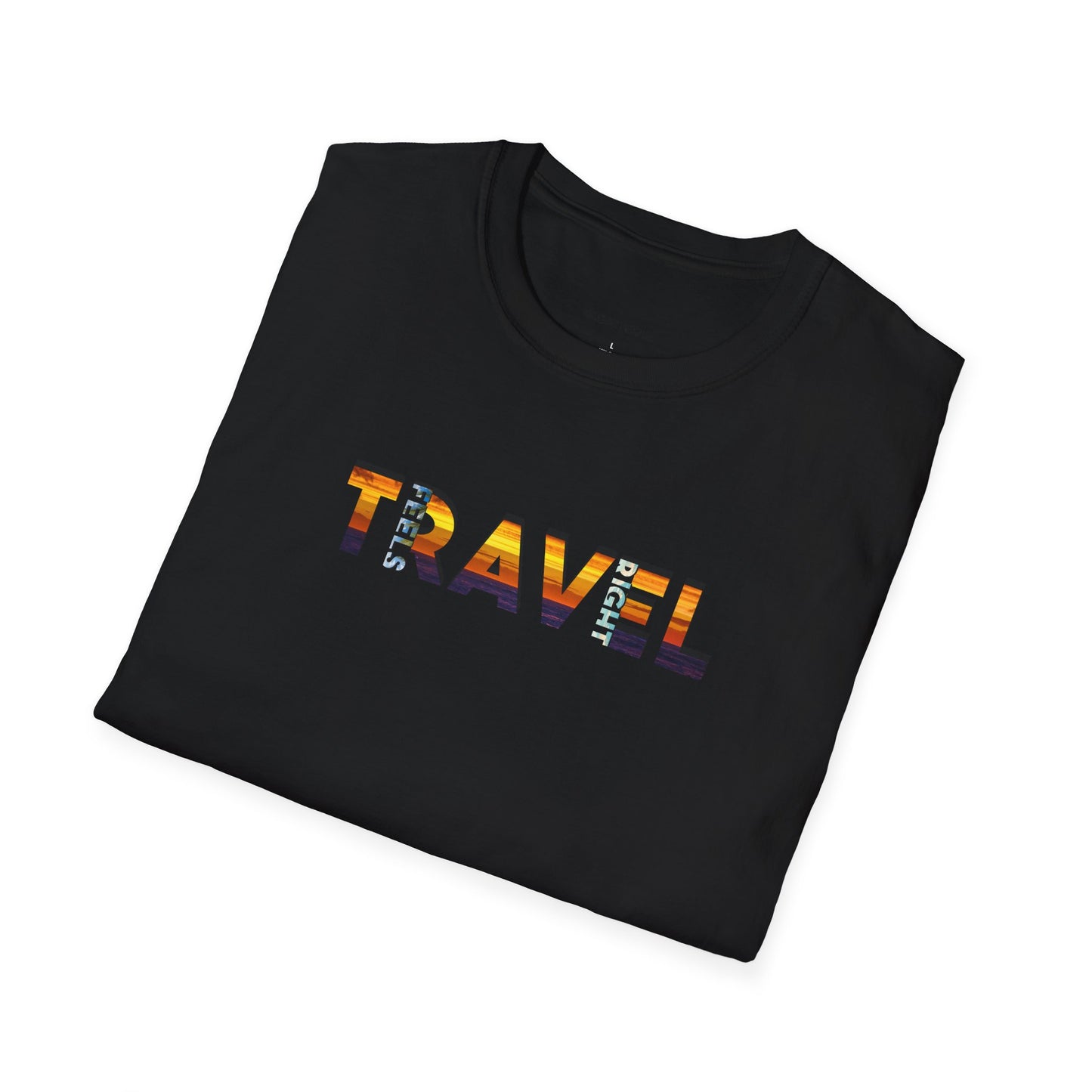 “Travel Feels Right” Adventure T-Shirt – Perfect Gift for Travellers