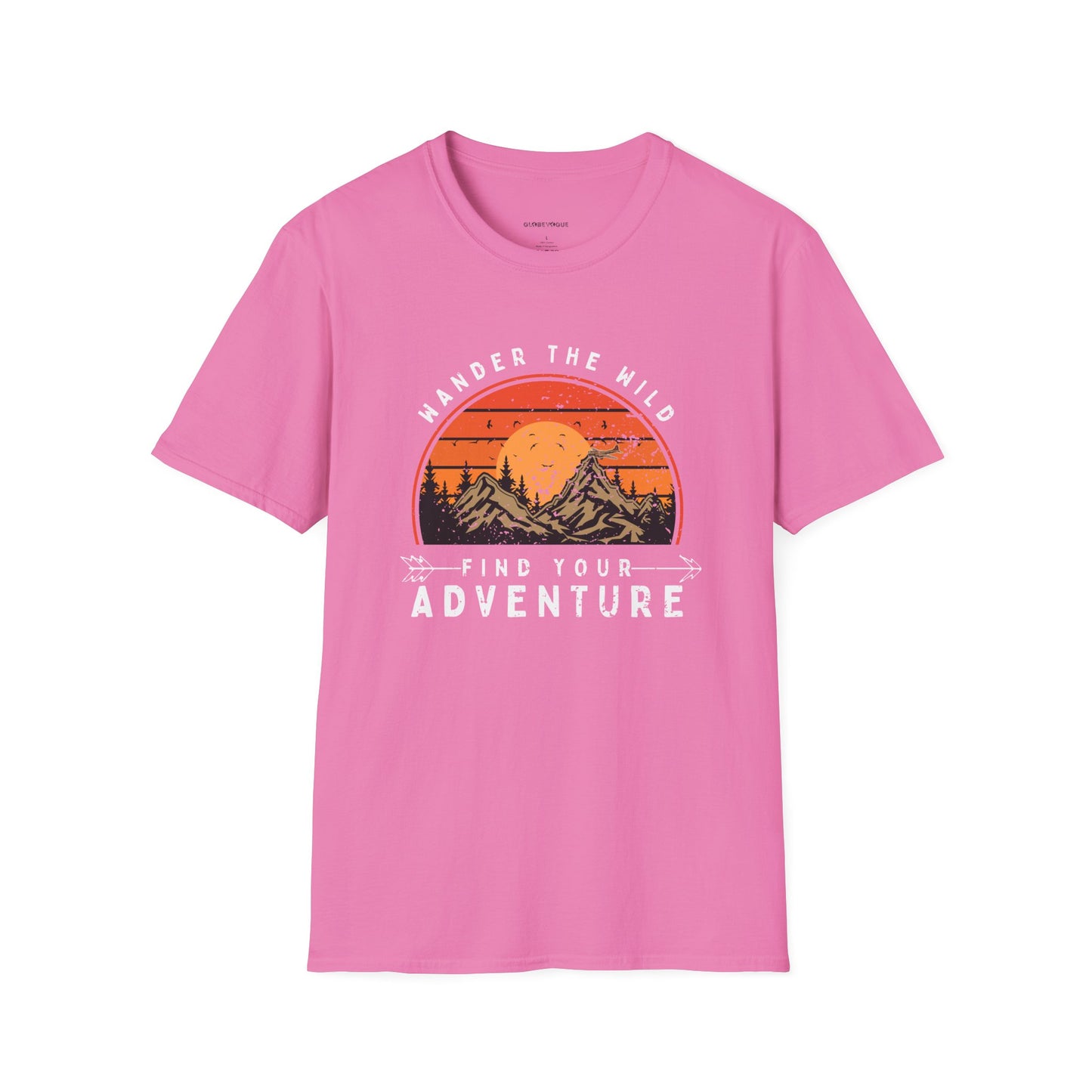 Unisex T-Shirt for Outdoor Enthusiasts: “Wander the Wild, Find Your Adventure”
