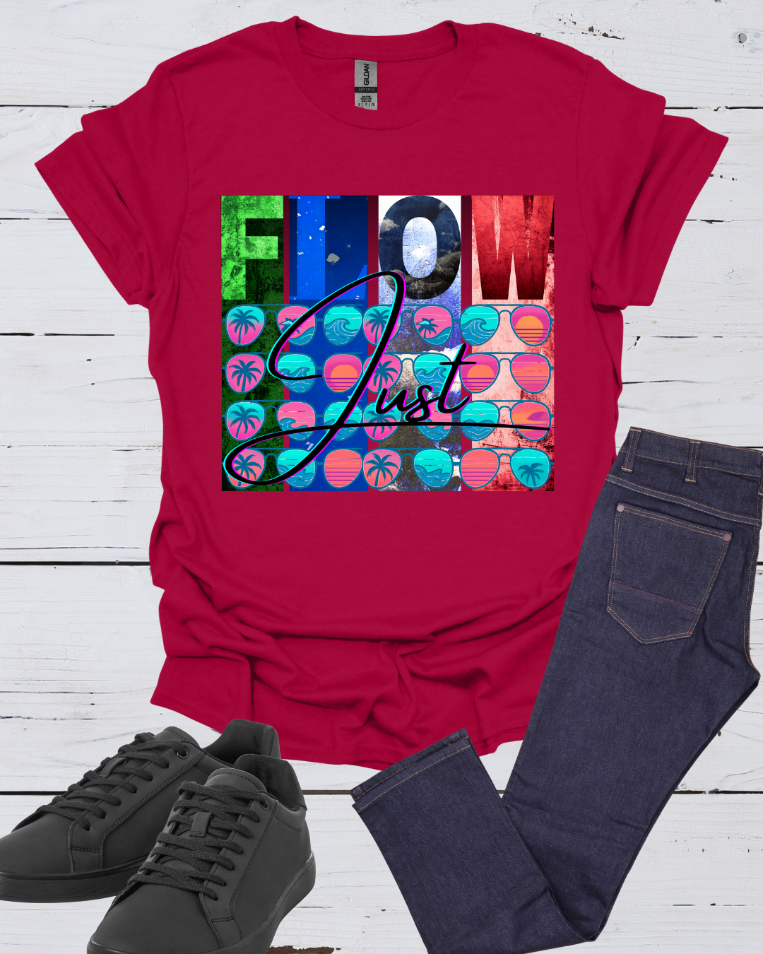 Unisex Softstyle "Just Flow" T-Shirt