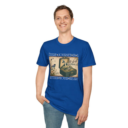 Inspirational Journey Unisex Softstyle T-Shirt for Vintage Lovers