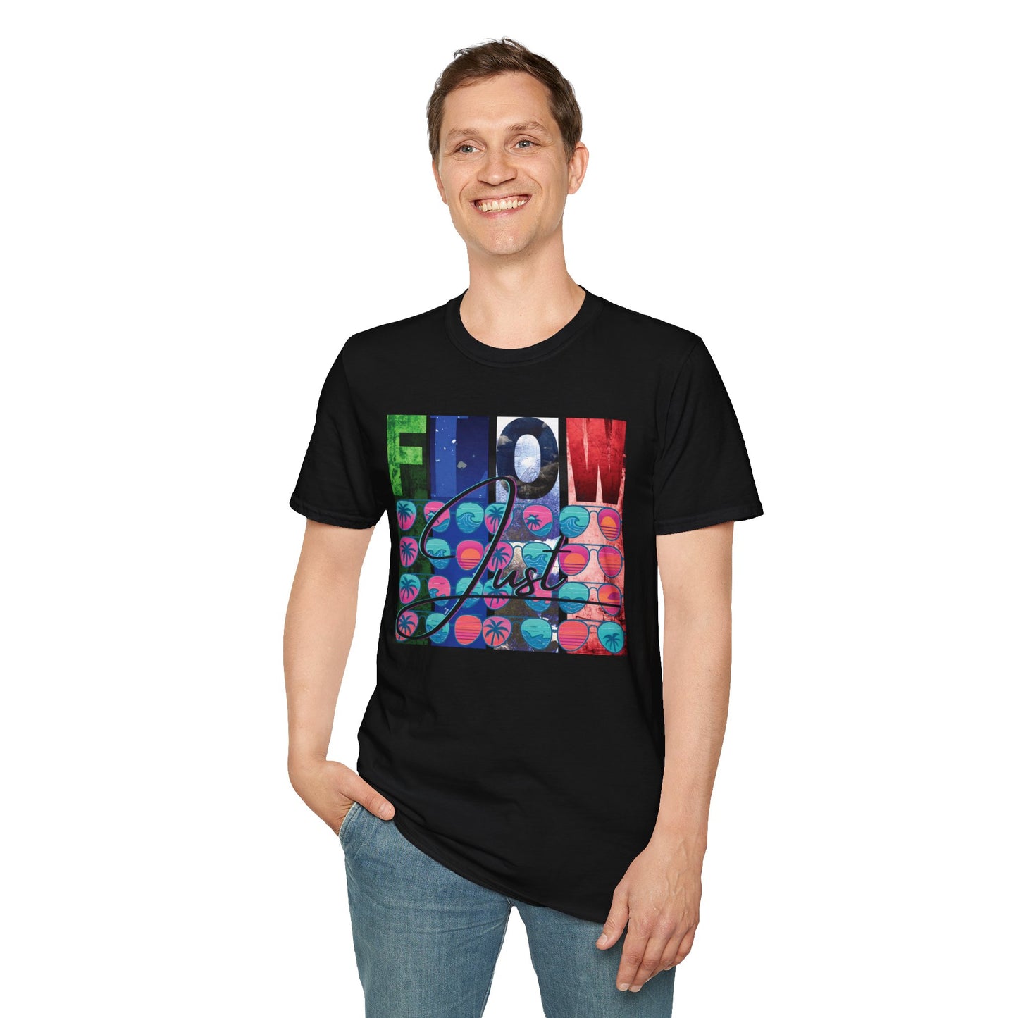 Unisex Softstyle "Just Flow" T-Shirt