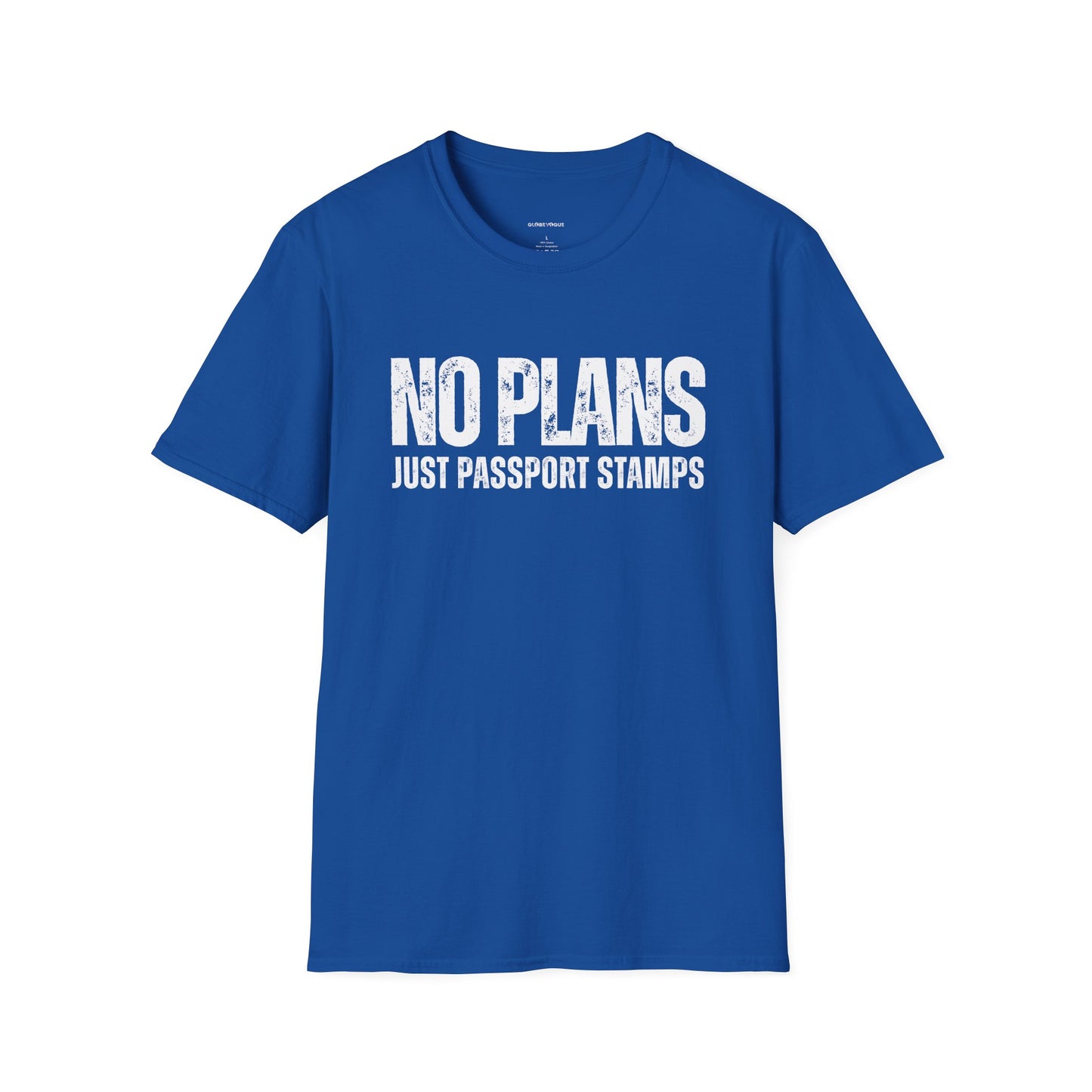 Travel-Inspired Unisex T-Shirt - 'No Plans Just Passport Stamps'