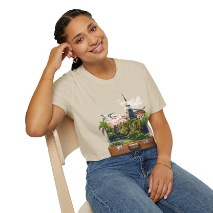 Unisex  T-shirt Design: "Temple" Image Manipulation