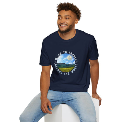 Unisex T-Shirt "Born to travel around the world"