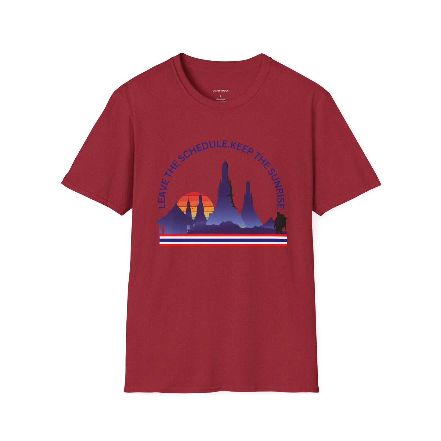"Leave the Schedule, Keep the Sunrise" T-Shirt -For Thailand Lovers