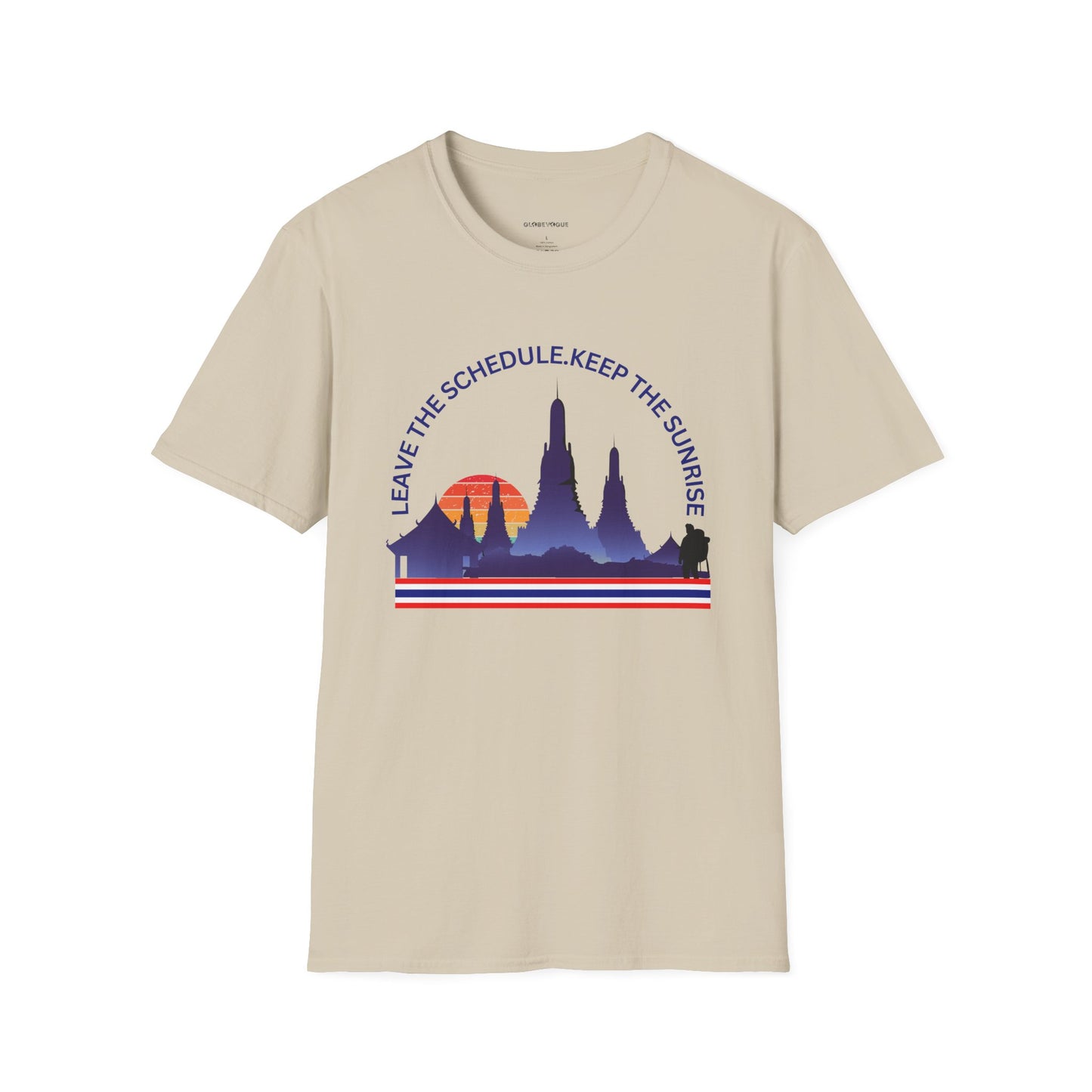 "Leave the Schedule, Keep the Sunrise" T-Shirt -For Thailand Lovers