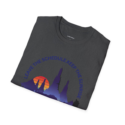 "Leave the Schedule, Keep the Sunrise" T-Shirt -For Thailand Lovers