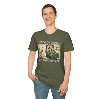 Inspirational Journey Unisex Softstyle T-Shirt for Vintage Lovers