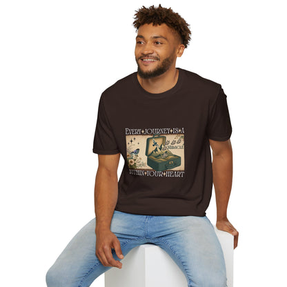 Inspirational Journey Unisex Softstyle T-Shirt for Vintage Lovers