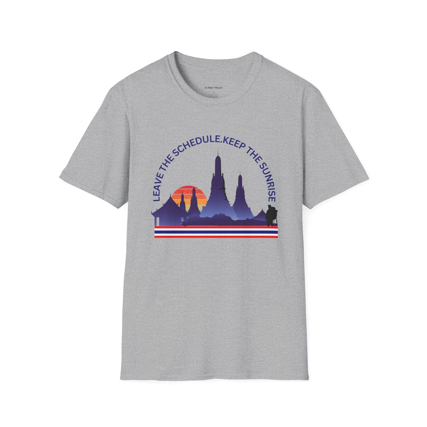 "Leave the Schedule, Keep the Sunrise" T-Shirt -For Thailand Lovers