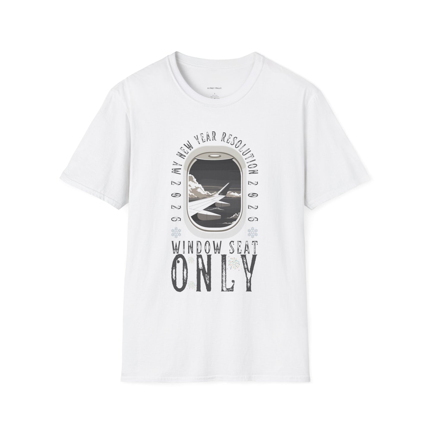 Unisex Softstyle T-Shirt-"Window Seat Only"