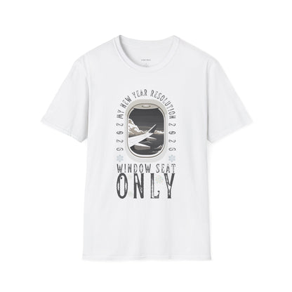 Unisex Softstyle T-Shirt-"Window Seat Only"