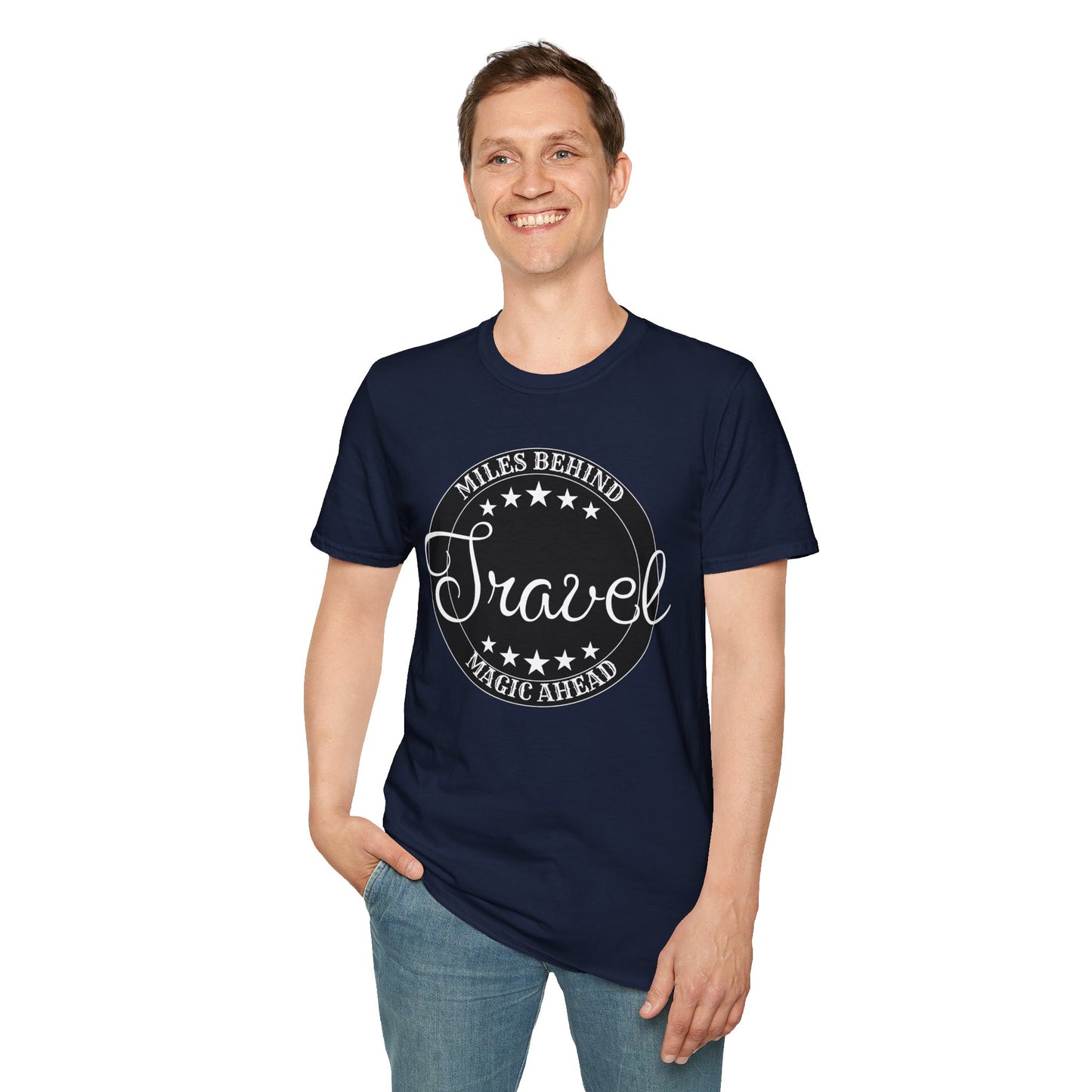Travel T-Shirt - 'Miles Behind, Magic Ahead'