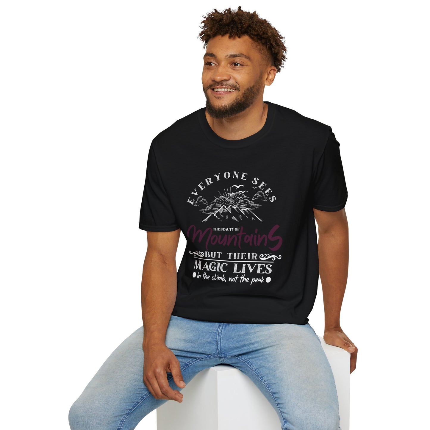 Enchanted Mountain Magic Scenic Unisex T-Shirt