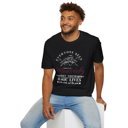 Enchanted Mountain Magic Scenic Unisex T-Shirt