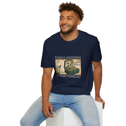 Inspirational Journey Unisex Softstyle T-Shirt for Vintage Lovers