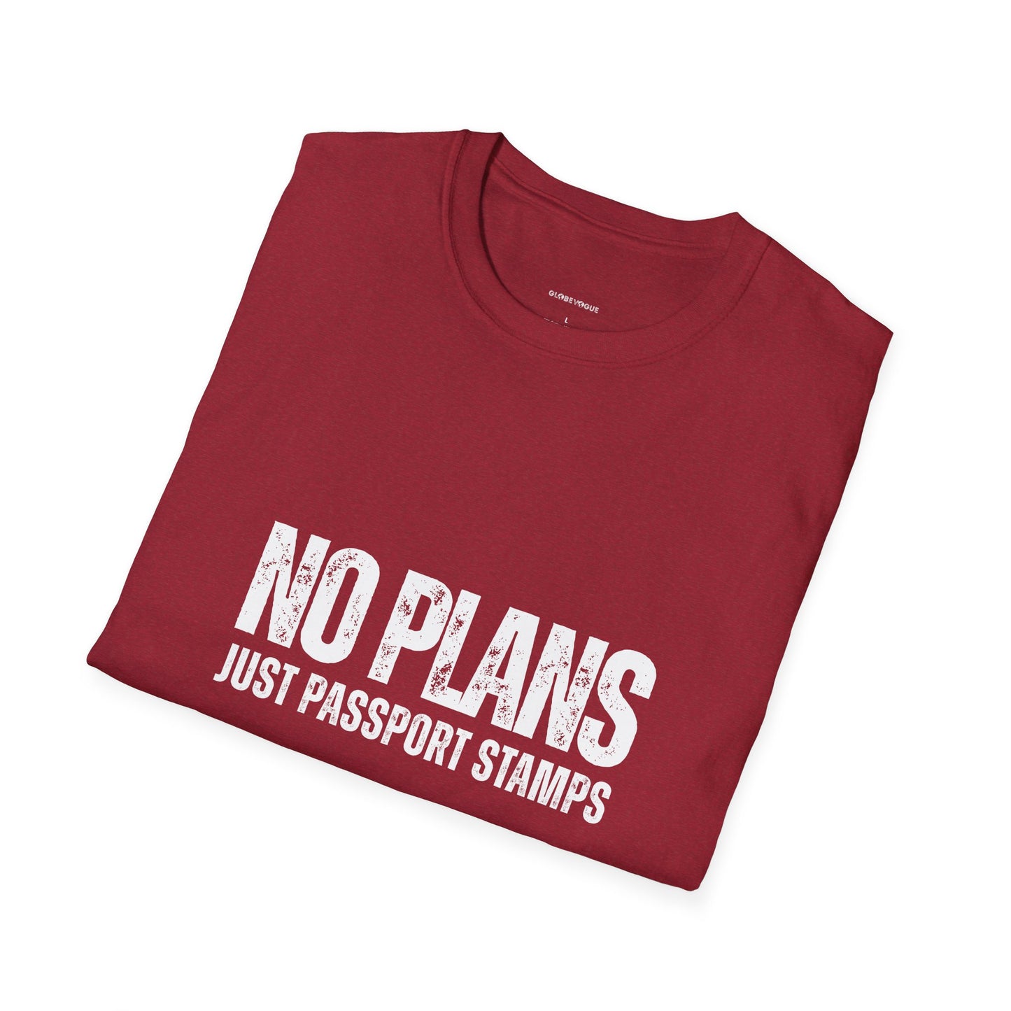 Travel-Inspired Unisex T-Shirt - 'No Plans Just Passport Stamps'