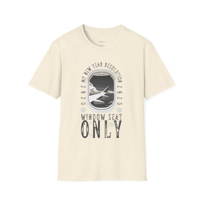 Unisex Softstyle T-Shirt-"Window Seat Only"