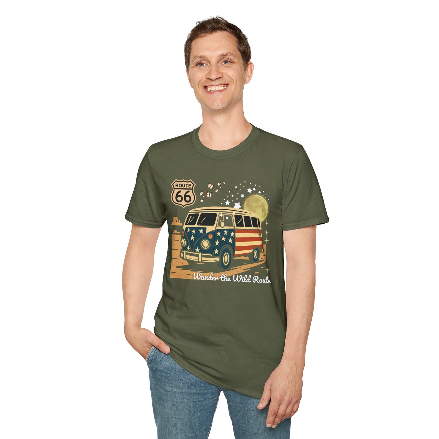Vintage Route 66 Unisex T-Shirt