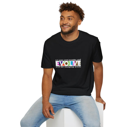 'Evolve' Inspirational Unisex Softstyle T-Shirt