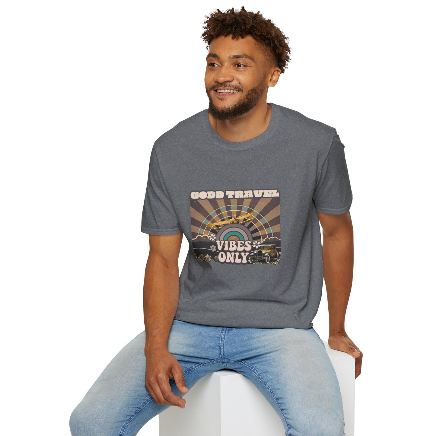 Good Travel Vibes Only T-Shirt Retro Style