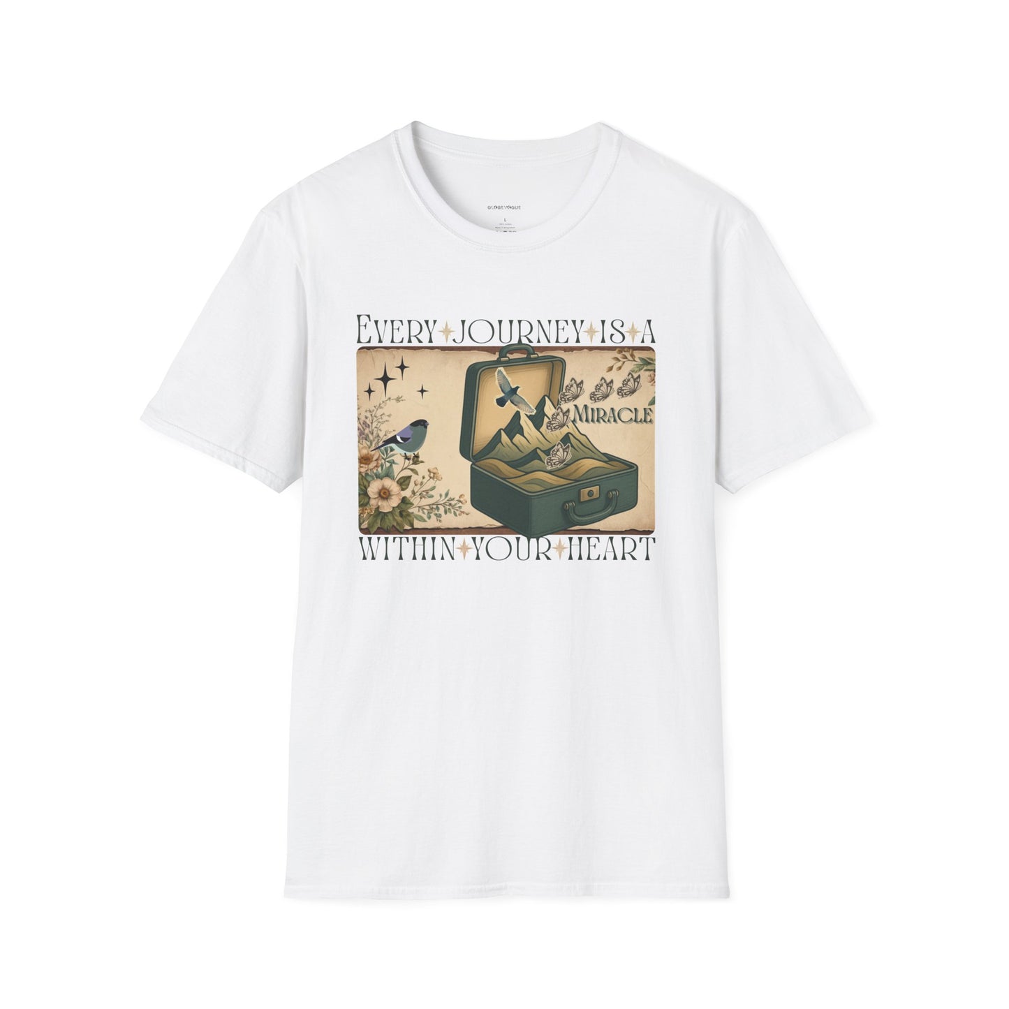 Inspirational Journey Unisex Softstyle T-Shirt for Vintage Lovers