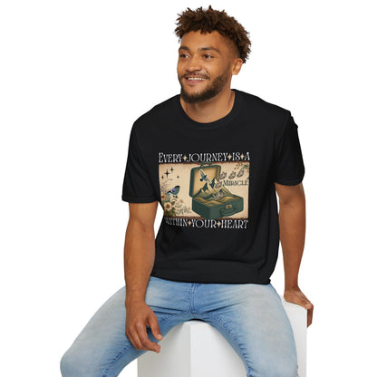 Inspirational Journey Unisex Softstyle T-Shirt for Vintage Lovers