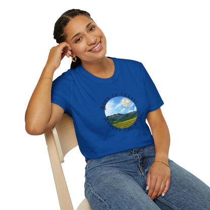 'Born to Travel Around The World' T-Shirt