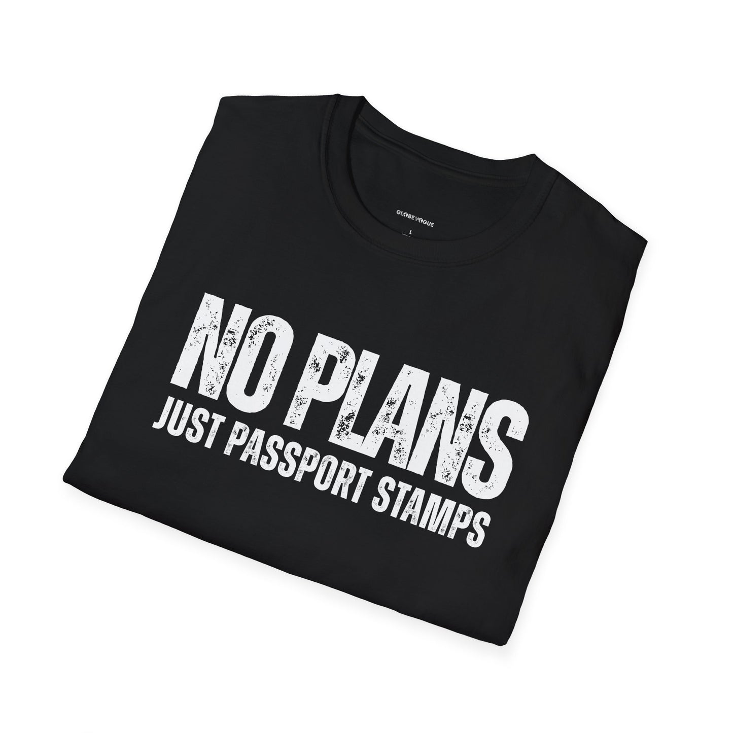 Travel-Inspired Unisex T-Shirt - 'No Plans Just Passport Stamps'