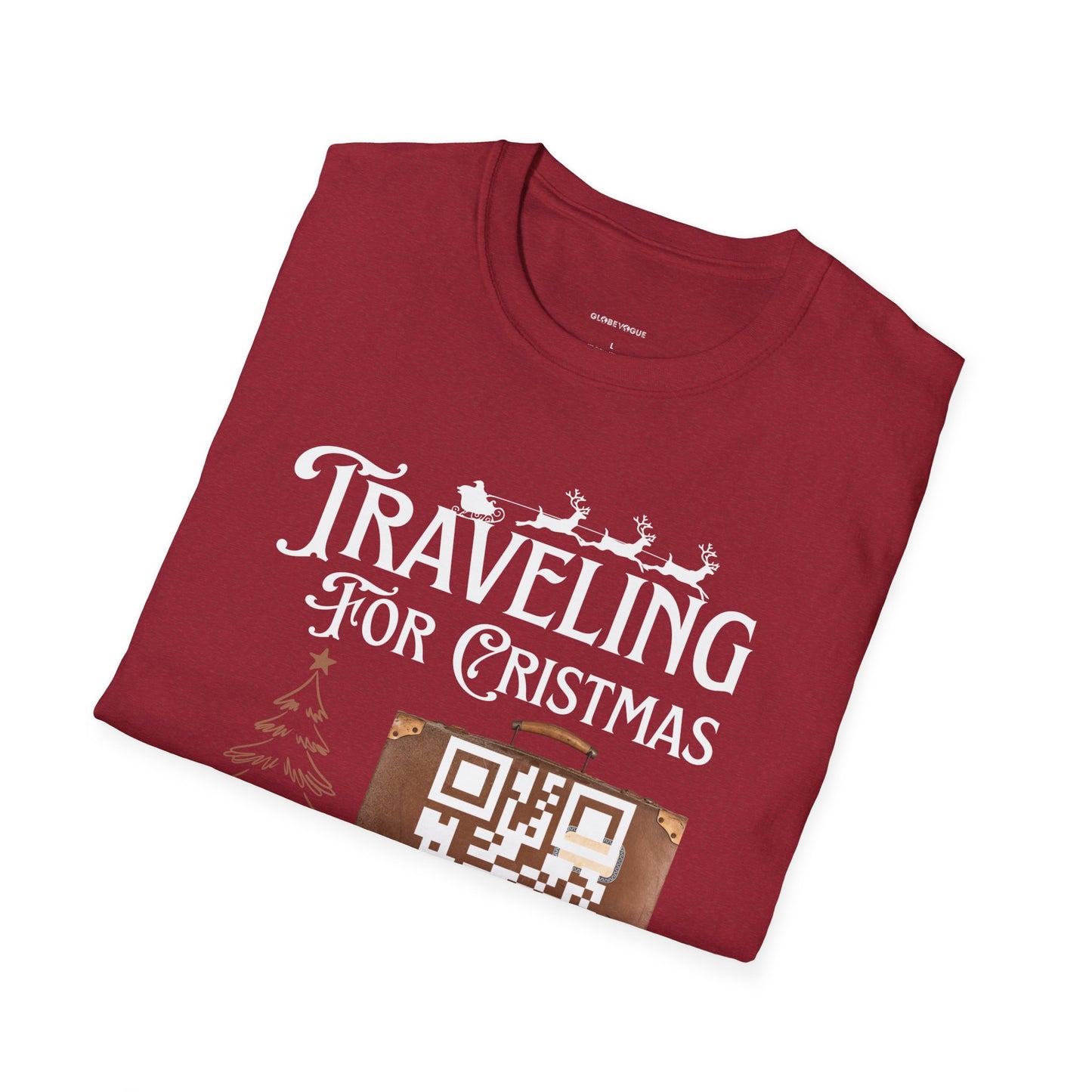 Traveling for Christmas T-Shirt — “Tree Will Be Delivered Digitally” Holiday Tee