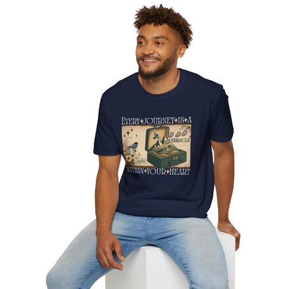Inspirational Journey Unisex Softstyle T-Shirt for Vintage Lovers