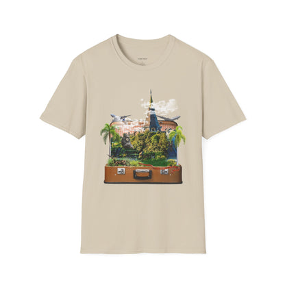 Unisex  T-shirt Design: "Temple" Image Manipulation