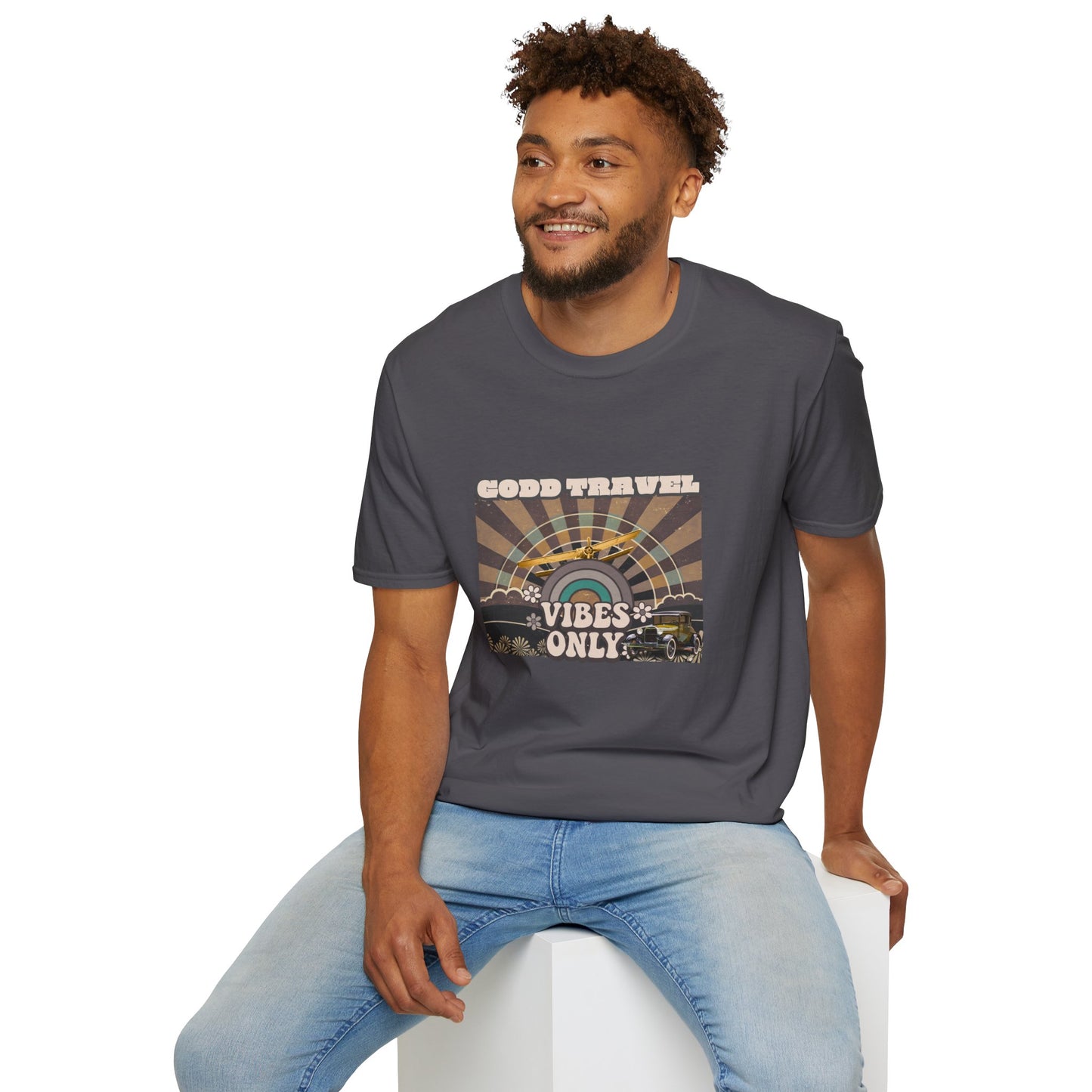 Good Travel Vibes Only T-Shirt Retro Style