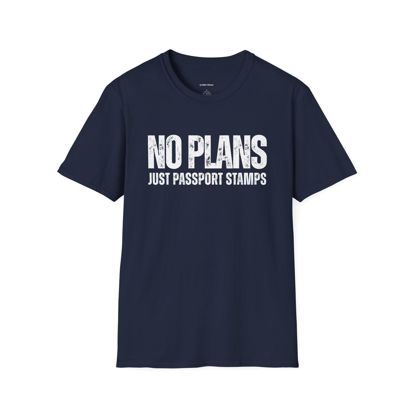 Travel-Inspired Unisex T-Shirt - 'No Plans Just Passport Stamps'