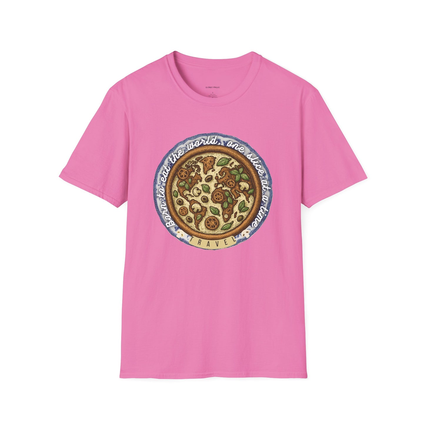 Unisex Pizza Lover's  Funny Softstyle T-Shirt for Travel
