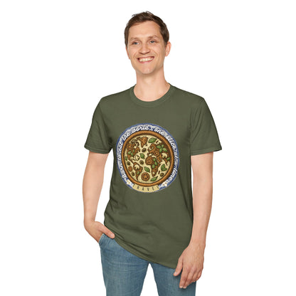 Unisex Pizza Lover's  Funny Softstyle T-Shirt for Travel