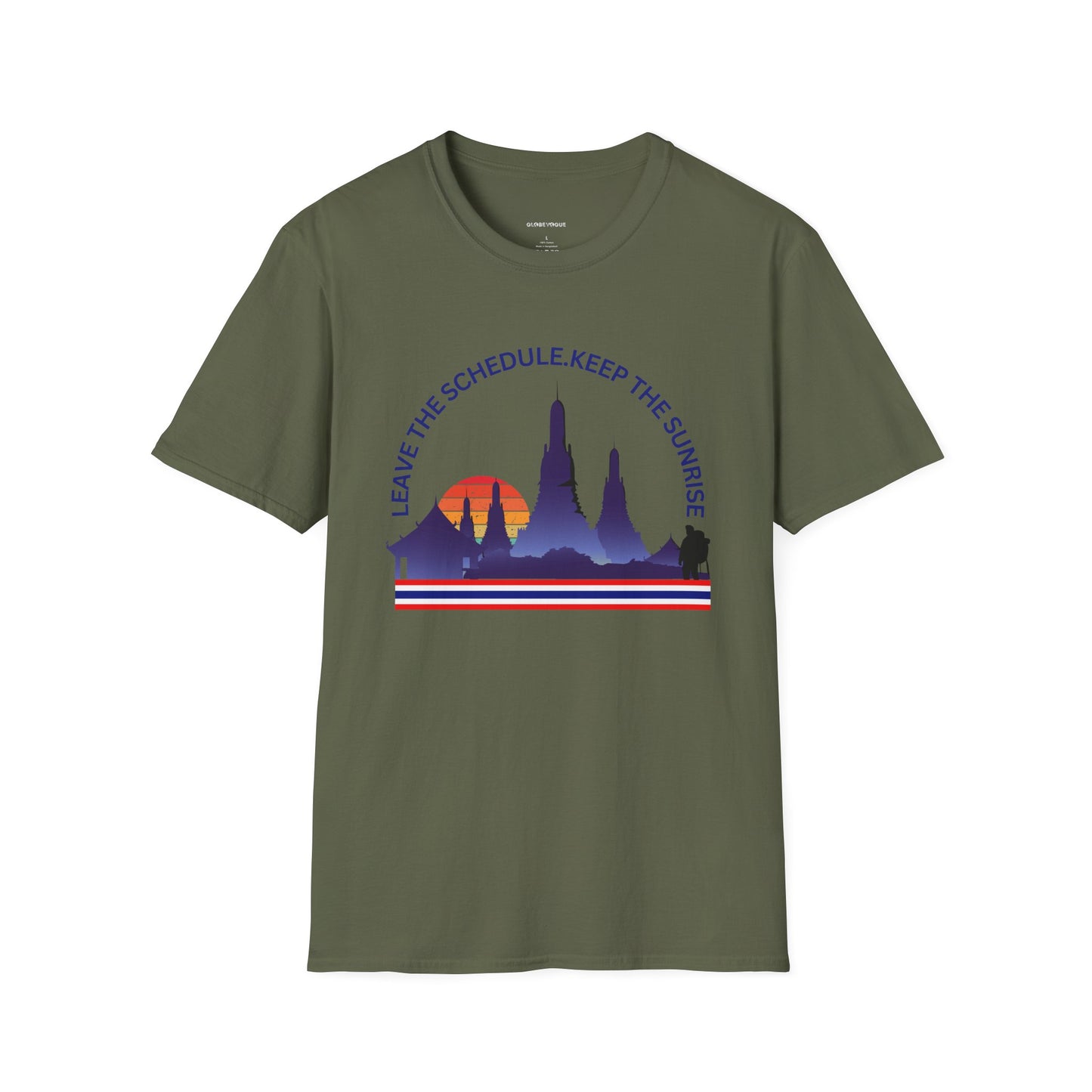 "Leave the Schedule, Keep the Sunrise" T-Shirt -For Thailand Lovers