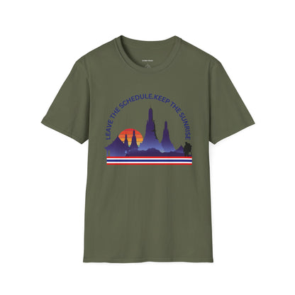 "Leave the Schedule, Keep the Sunrise" T-Shirt -For Thailand Lovers