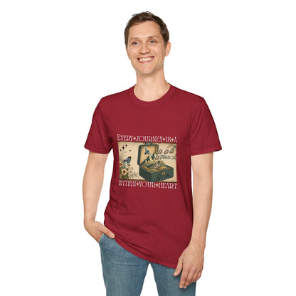 Inspirational Journey Unisex Softstyle T-Shirt for Vintage Lovers