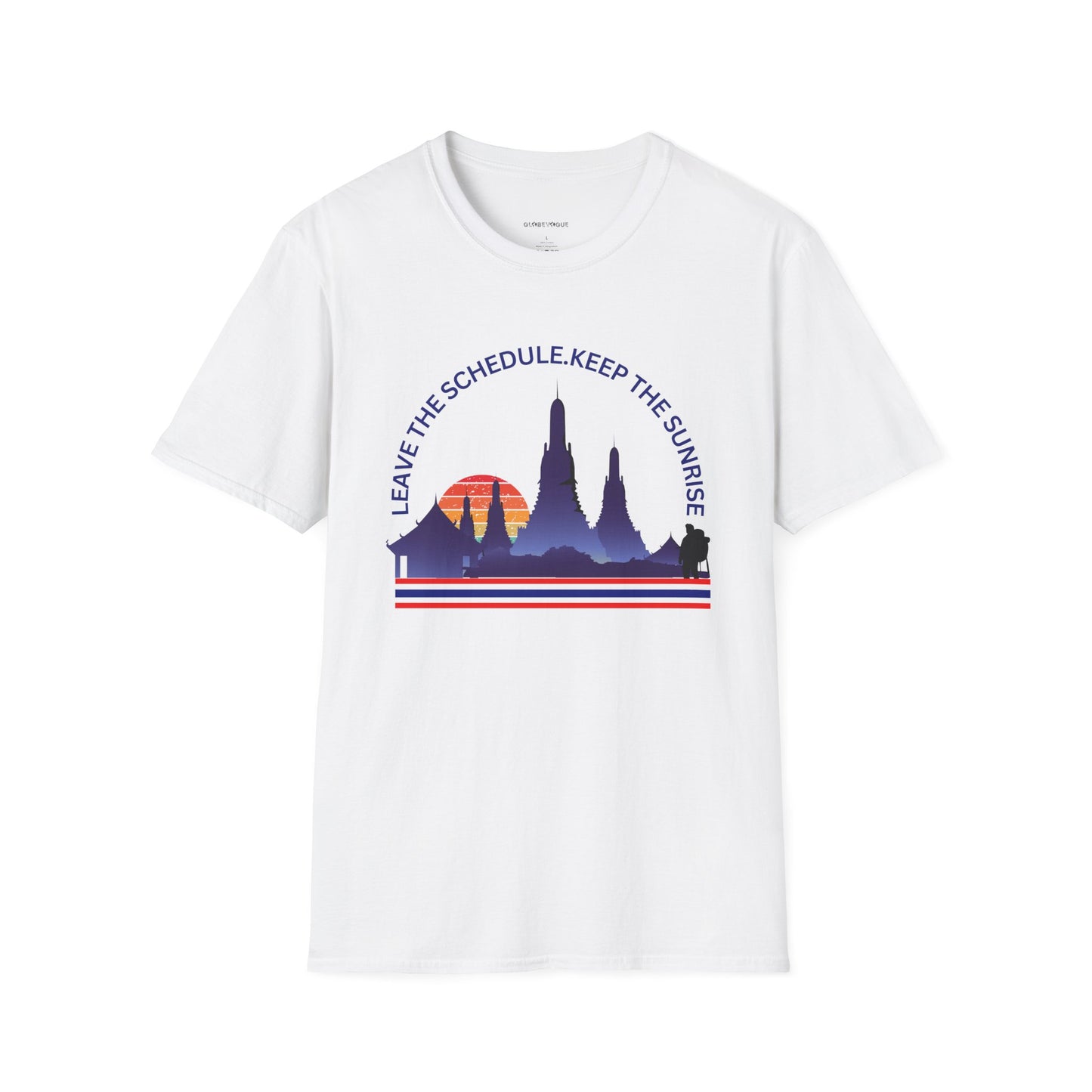 "Leave the Schedule, Keep the Sunrise" T-Shirt -For Thailand Lovers