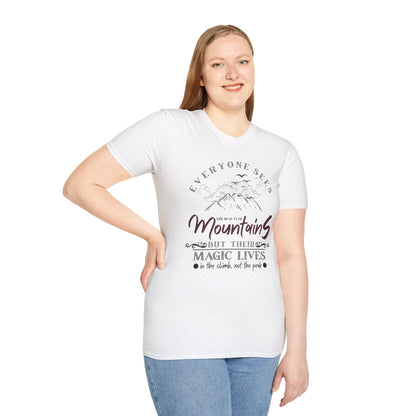 Enchanted Mountain Magic Scenic Unisex T-Shirt