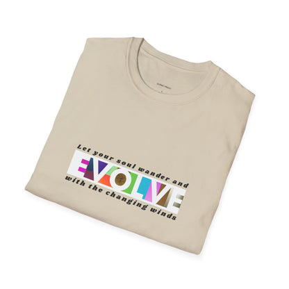 'Evolve' Inspirational Unisex Softstyle T-Shirt
