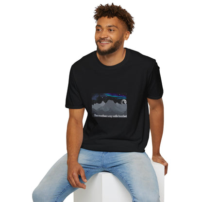 Aurora Landscape Men’s T-Shirt – Soft and Comfortable Night Sky Tee