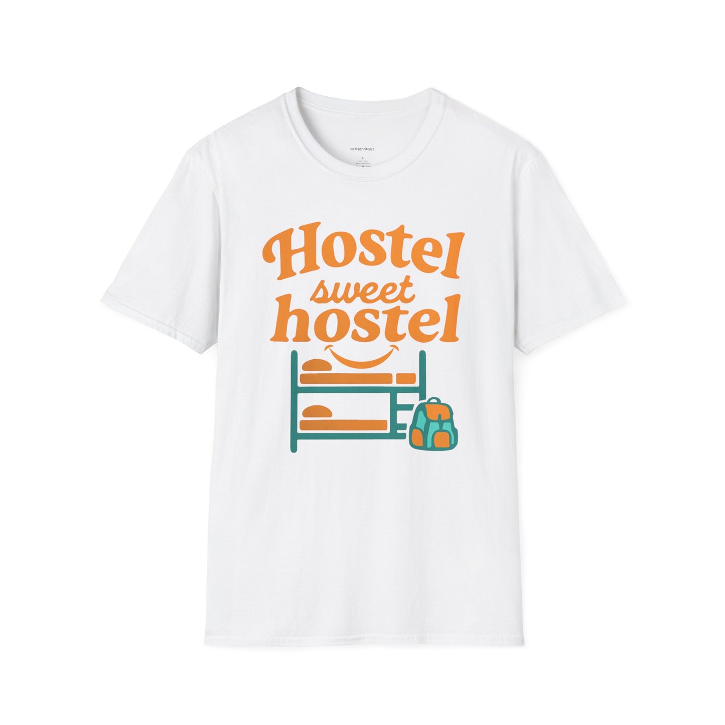 Hostel Sweet Hostel Unisex T-Shirt — Backpacking & Travel Bunk Tee