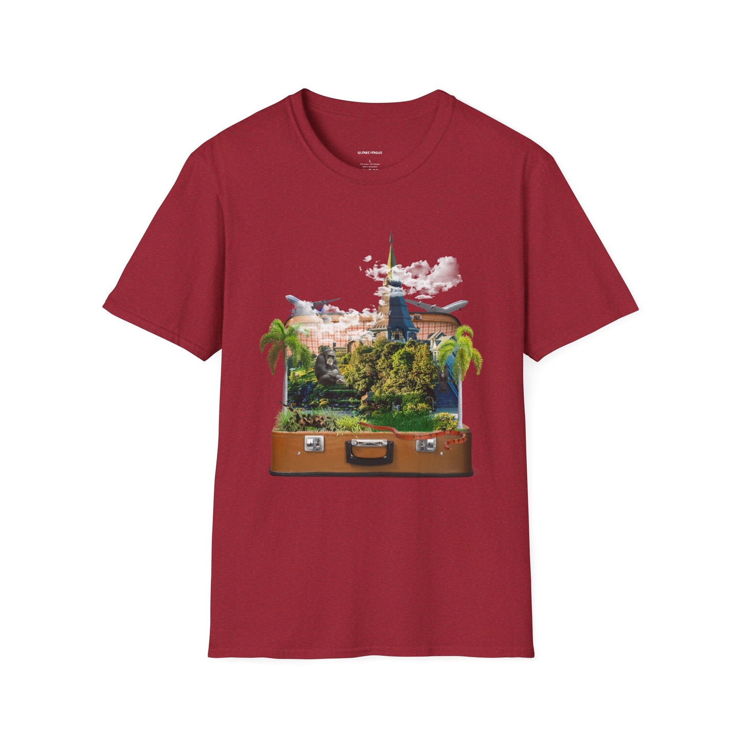 Unisex  T-shirt Design: "Temple" Image Manipulation