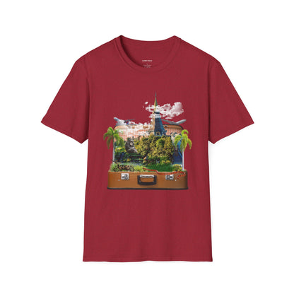 Unisex  T-shirt Design: "Temple" Image Manipulation