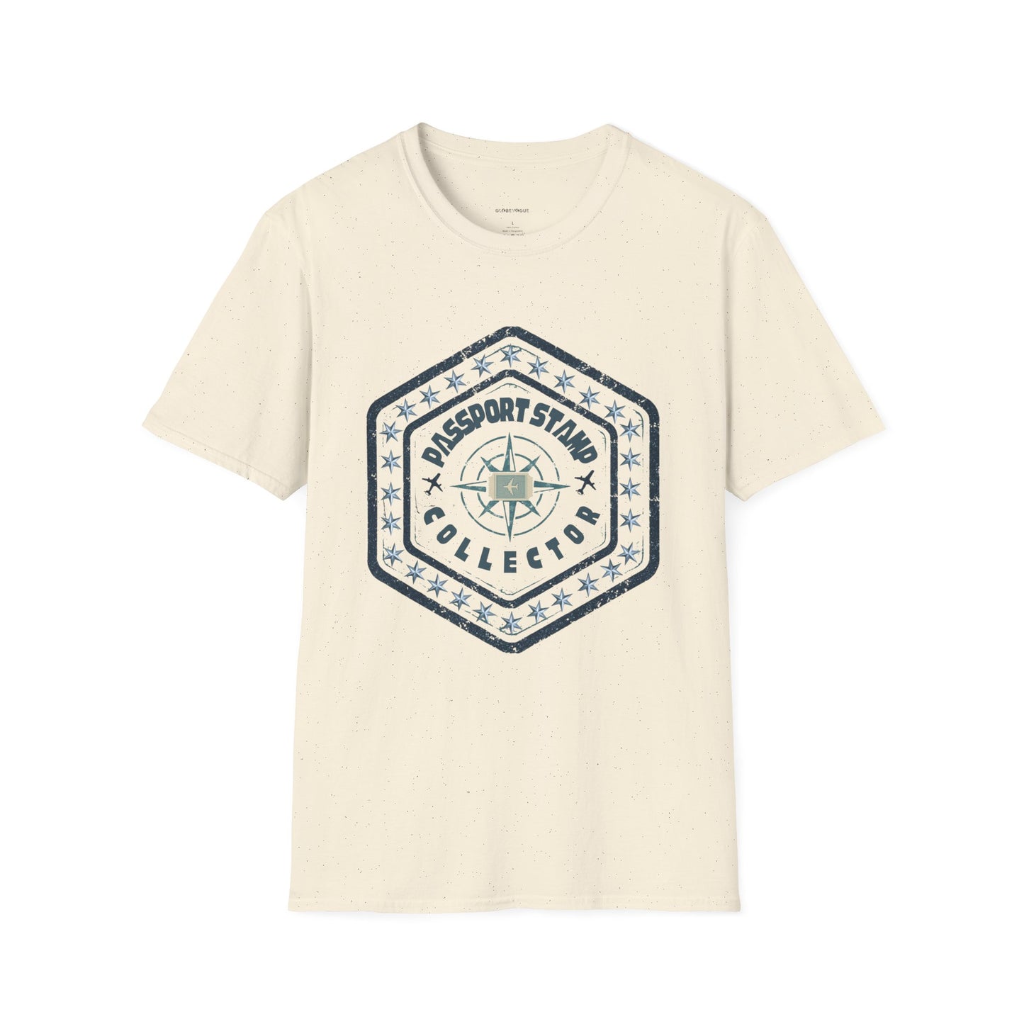 Passport Stamp Collector Unisex Softstyle T-Shirt Travel Beyond Limits