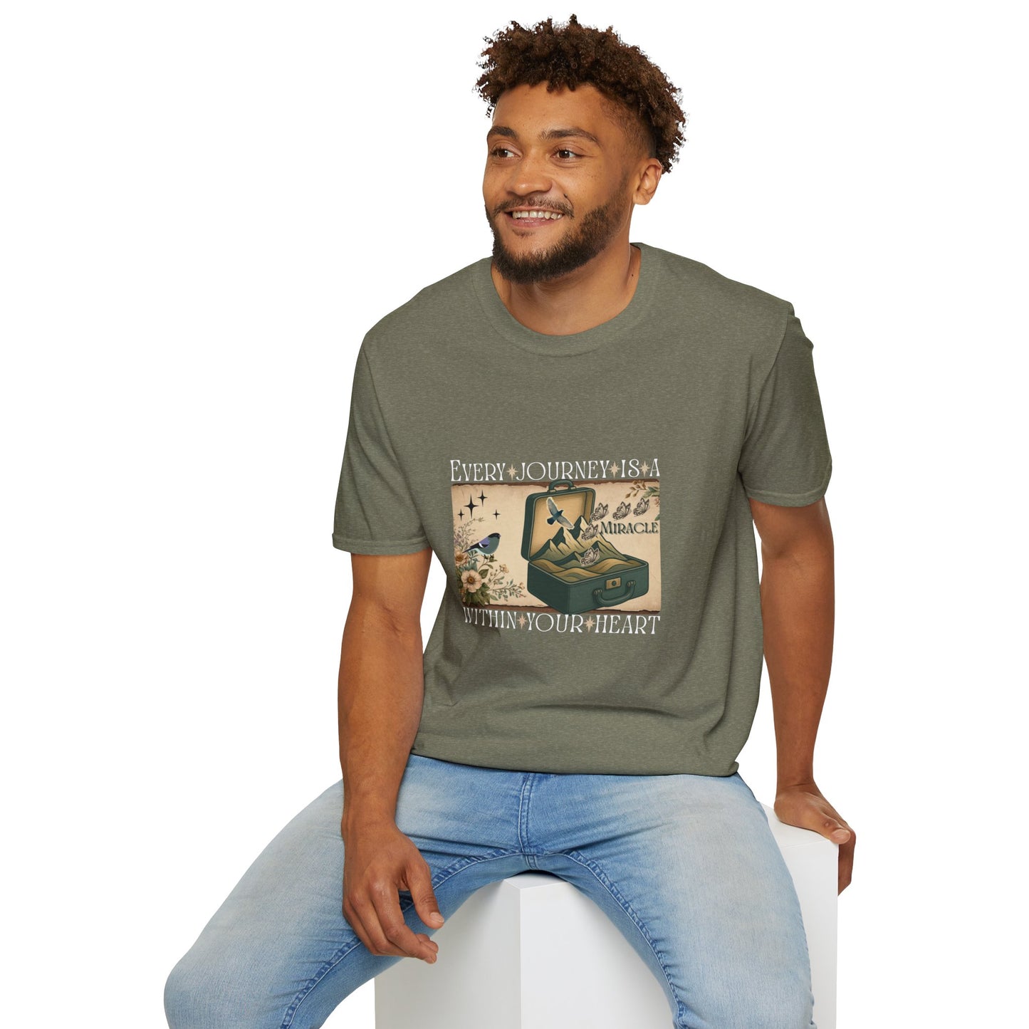 Inspirational Journey Unisex Softstyle T-Shirt for Vintage Lovers