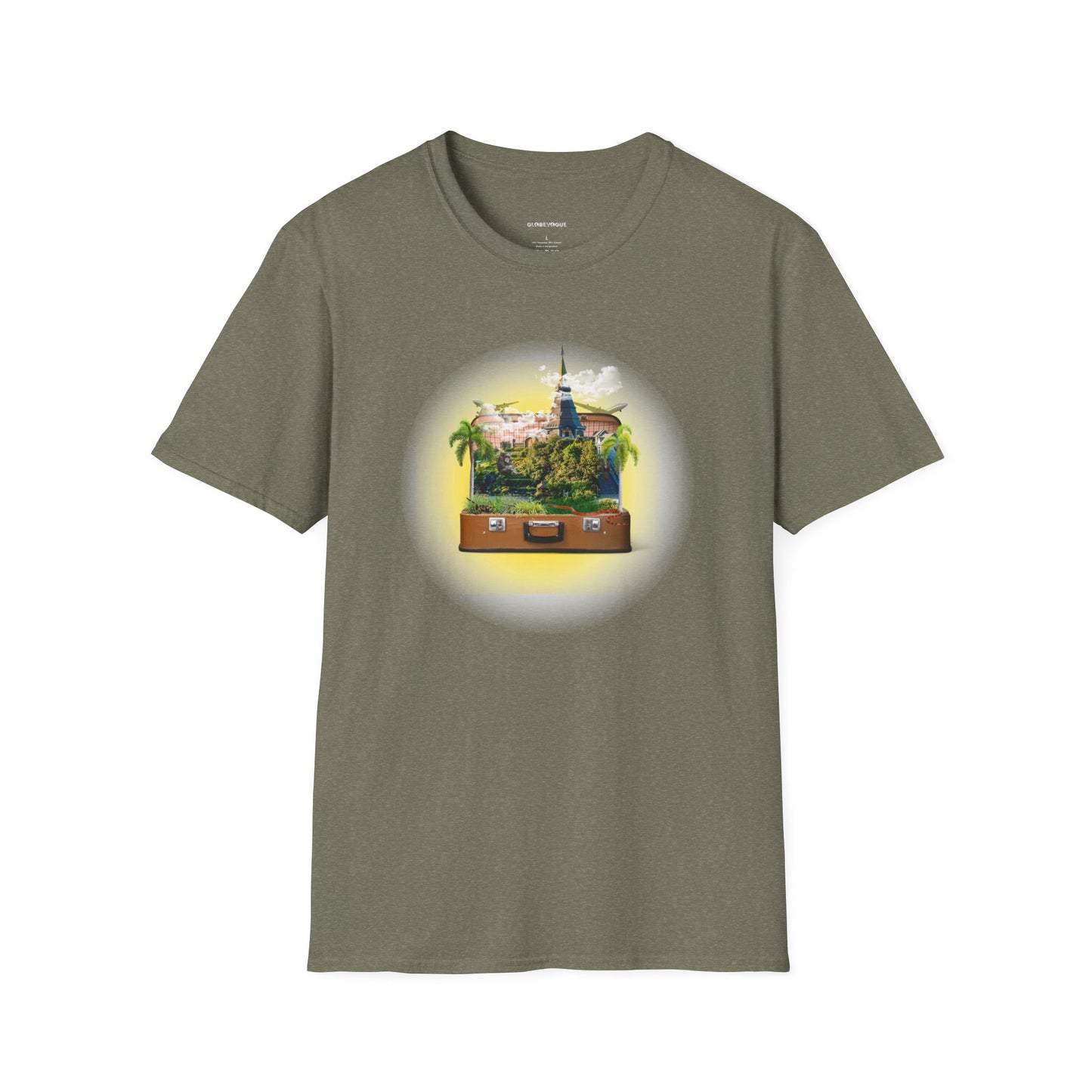 Image Manipulation 'Temple' Design for T-shirt